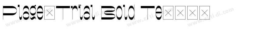 Plage_Trial Bold Te字体转换
